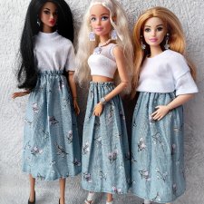 Юбочки для кукол (3 размера)