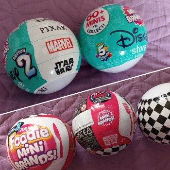Zuru mini foodies 2 и mini brends disney 2