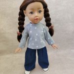 Лонгслив и джинсы на Gotz Little Kids 36 см