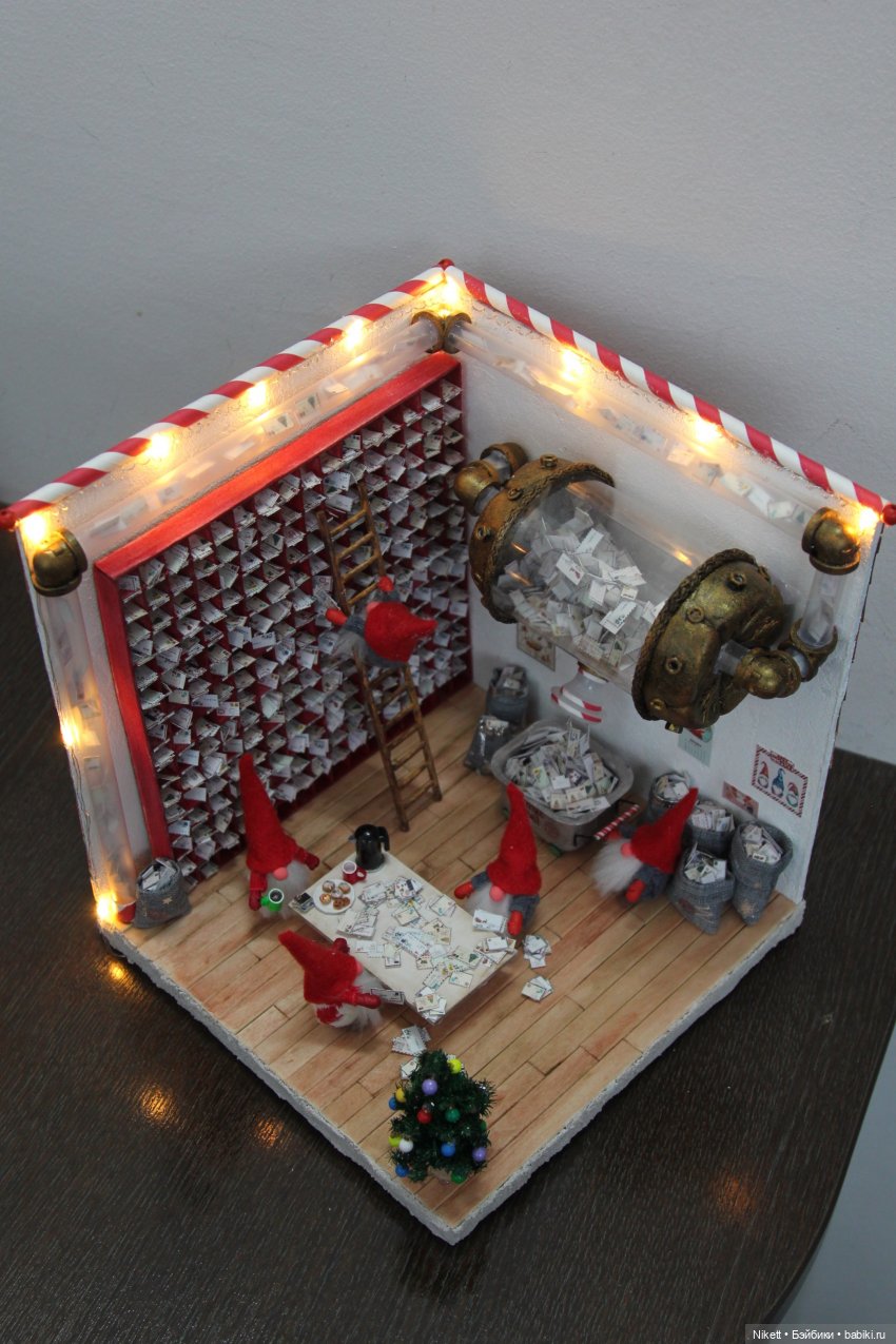Новогодний долгострой — Румбоксы и кукольные интерьеры: фото (фото 8)