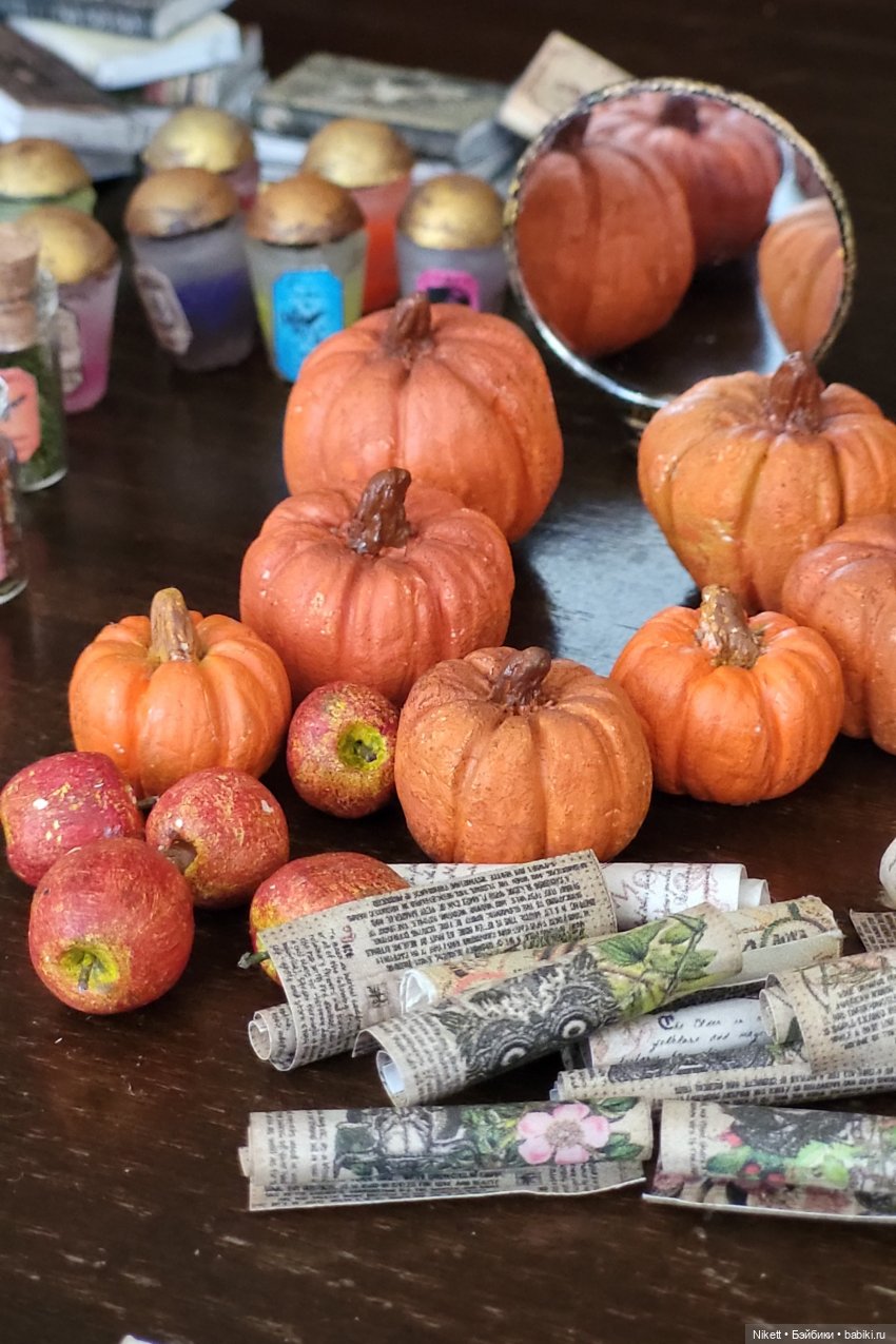 Тыквенное настроение — Румбоксы и кукольные интерьеры: фото (фото 8)