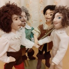 Куклы по роману Дюма "Три мушкетера"