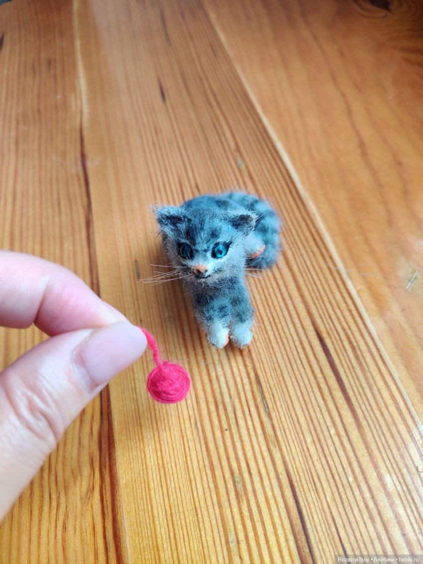 Миниатюрные авторские вязаные игрушки - Розалина Цой