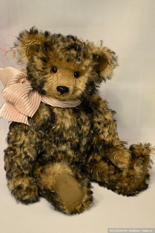 Мишки Тедди из биколорного мохера (фото 6)
