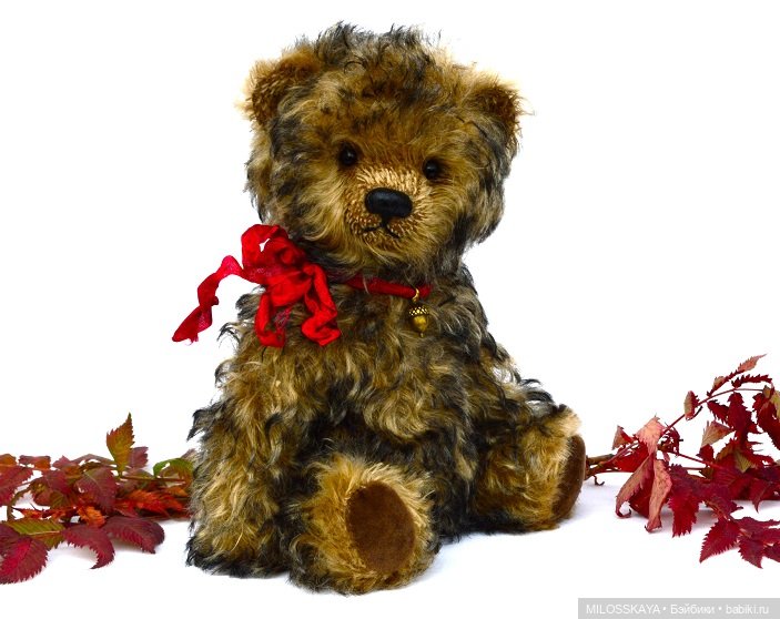 Мишки Тедди из биколорного мохера (фото 10)