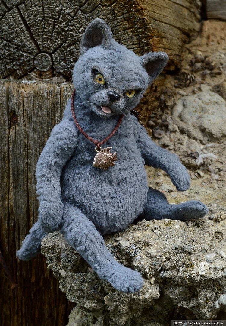 Суровый кот — Авторские мишки Тедди и друзья: фото