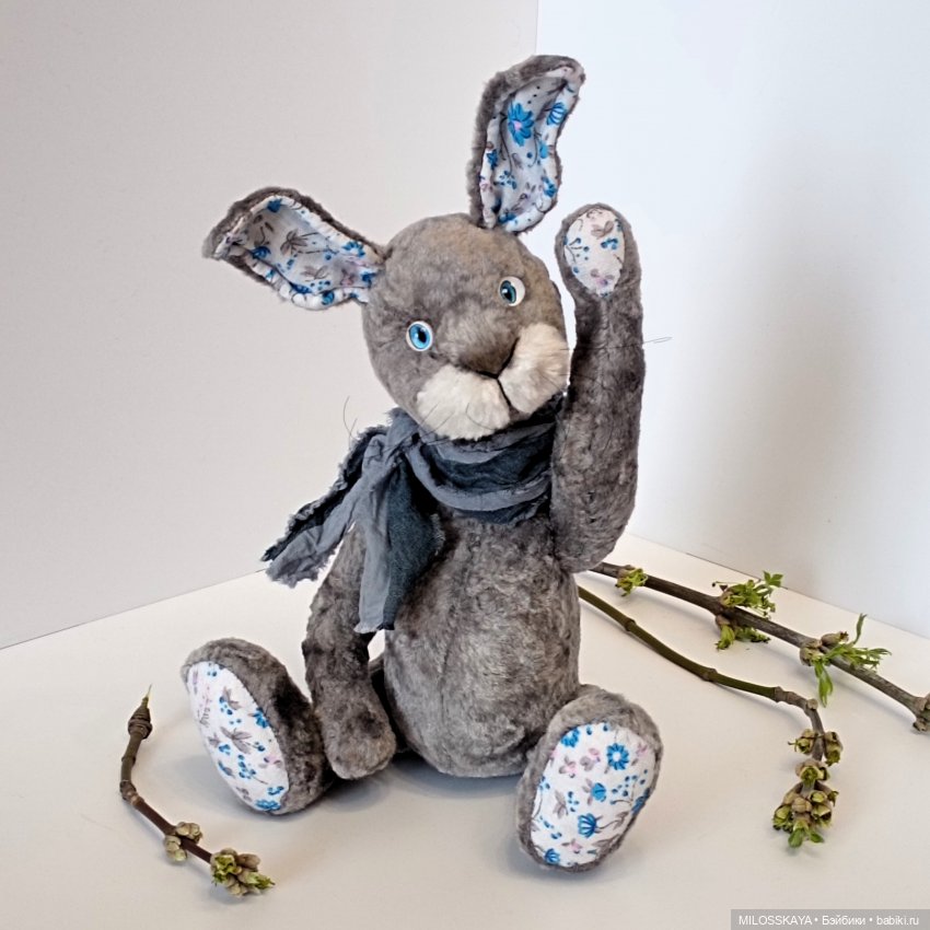 Зайка Лютик — Авторские мишки Тедди и друзья: фото