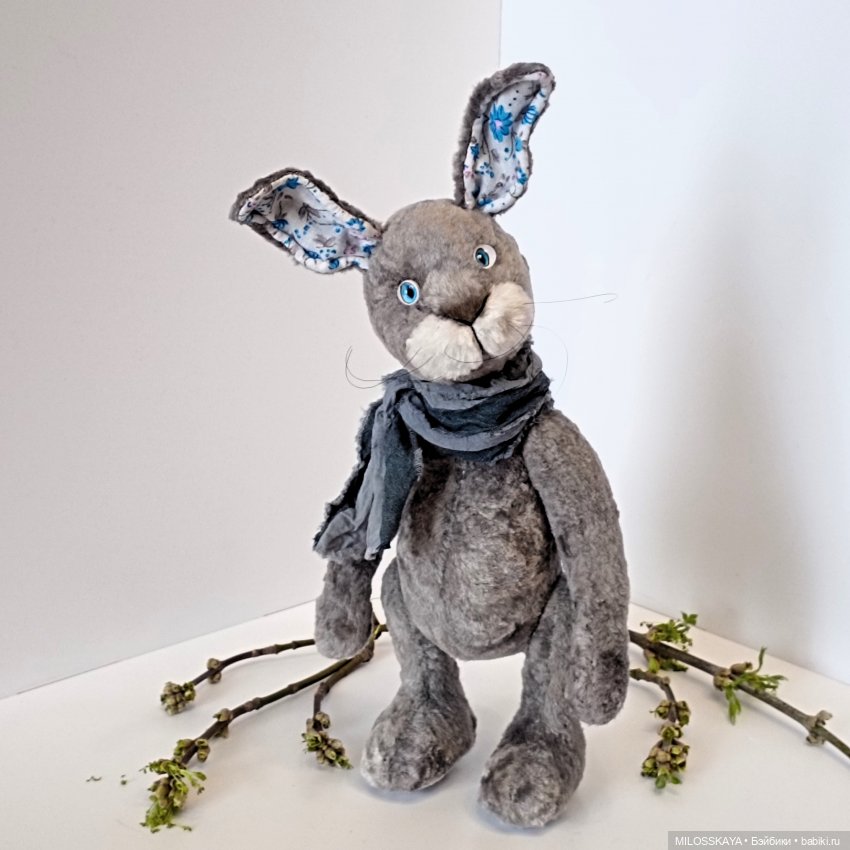 Зайка Лютик — Авторские мишки Тедди и друзья: фото (фото 3)