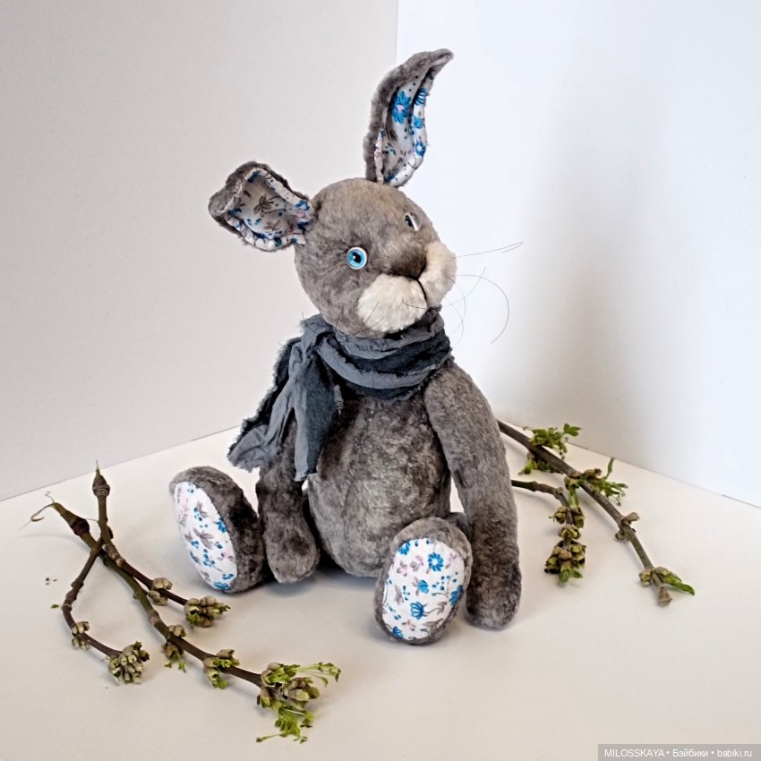 Зайка Лютик — Авторские мишки Тедди и друзья: фото (фото 6)