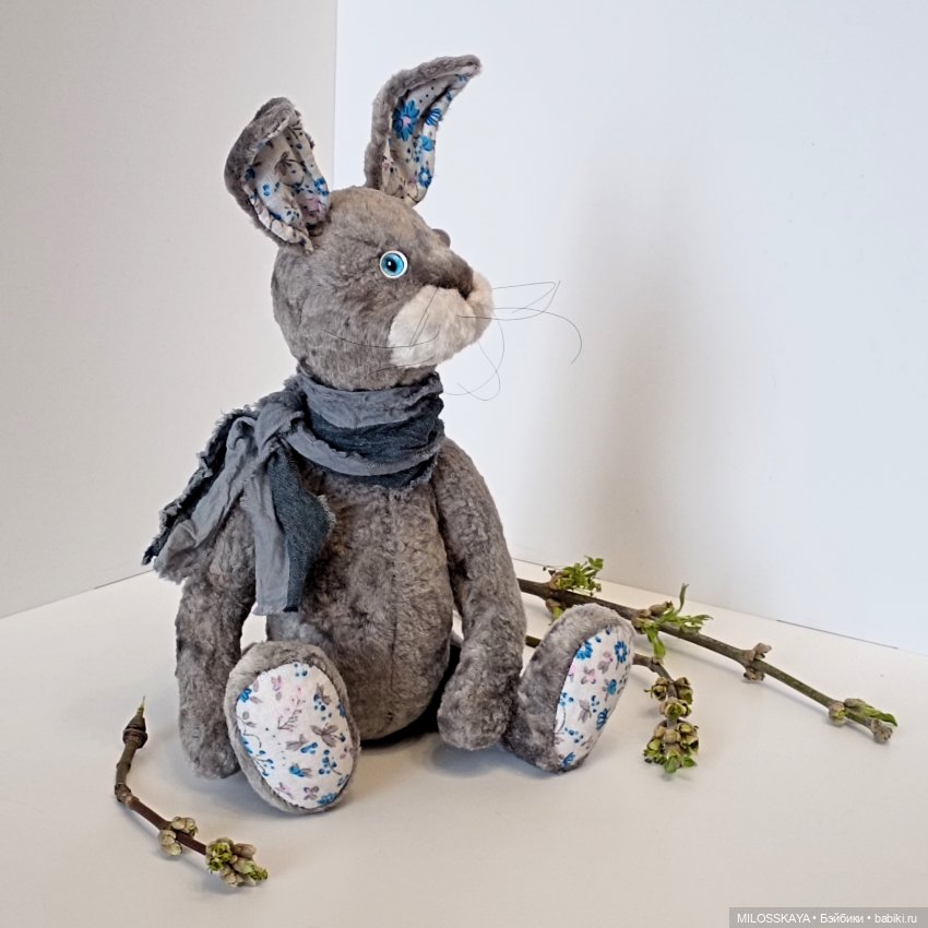 Зайка Лютик — Авторские мишки Тедди и друзья: фото (фото 4)