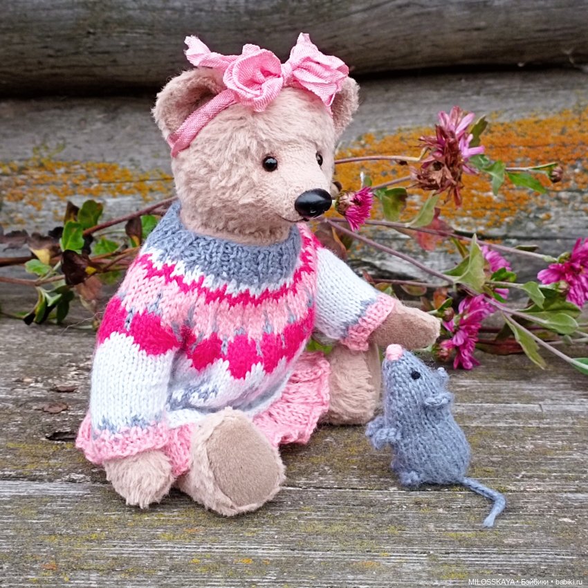 Даша и Мыша — Авторские мишки Тедди и друзья: фото (фото 3)