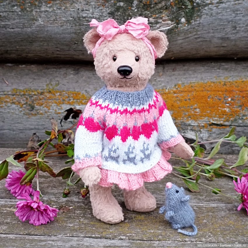 Даша и Мыша — Авторские мишки Тедди и друзья: фото (фото 4)