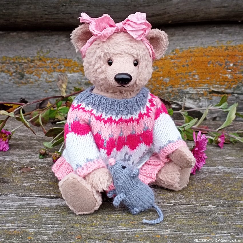 Даша и Мыша — Авторские мишки Тедди и друзья: фото (фото 7)