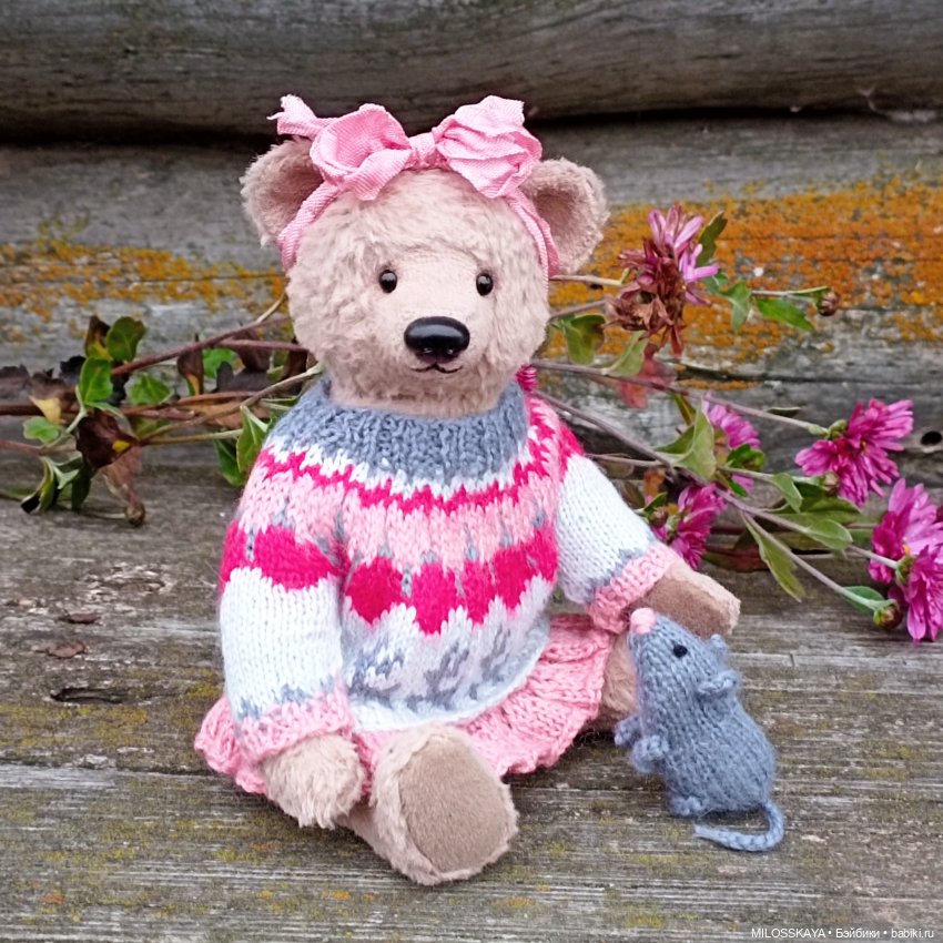 Даша и Мыша — Авторские мишки Тедди и друзья: фото (фото 2)