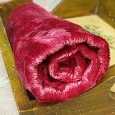 Плюш винтажный "Спелая малина"