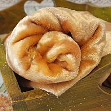 Плюш винтажный "Медовый"