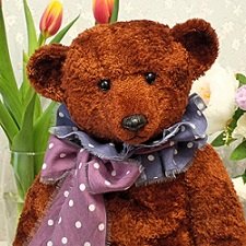 Большой плюшевый мишка с ревуном