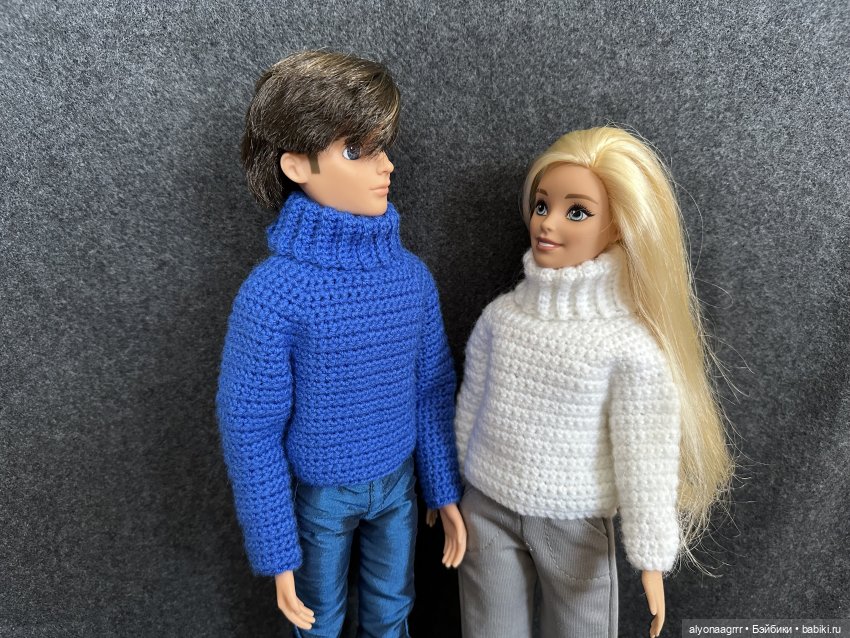 Одежда и обувь для барби- и кенообразных 34-35 см