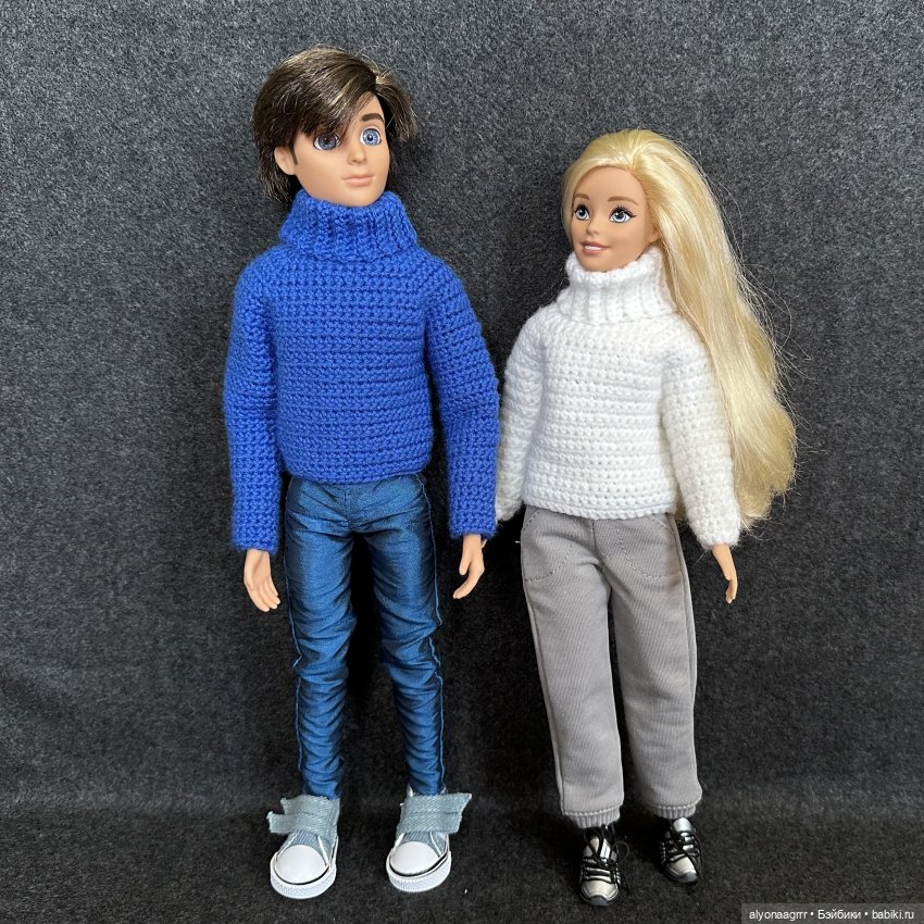 Одежда и обувь для барби- и кенообразных 34-35 см