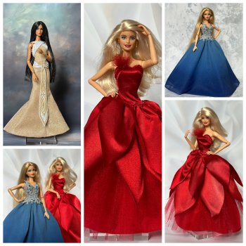 Девочки любят красивые платья. Часть 1