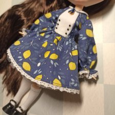 Платье для куклы Блайз (Blythe) в стиле Lolita Fashion