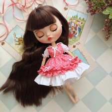 Одежда для куклы Блайз (Blythe) - платье в стиле Lolita Fashion