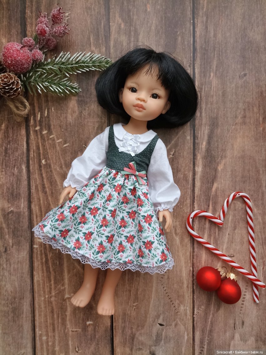 Платье для куклы Паола Рейна (фото 7)