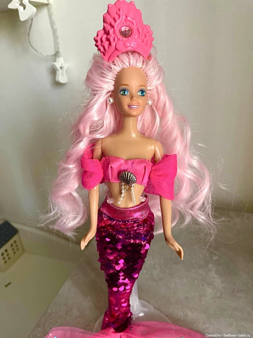 Преображение Барби-русалки из 90х
