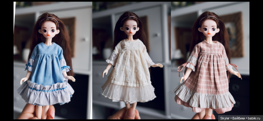 Как я сшила девочкам платья😊