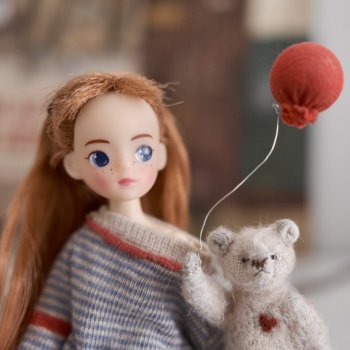 Пикси и её маленький друг 🧸🎈