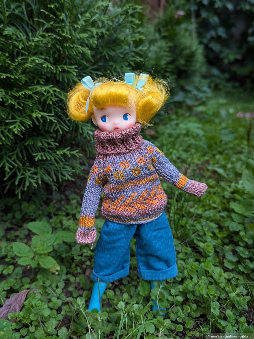 Жёлтые хвостики Hachi — Азиатские виниловые куклы (разное): Китай (фото 2)