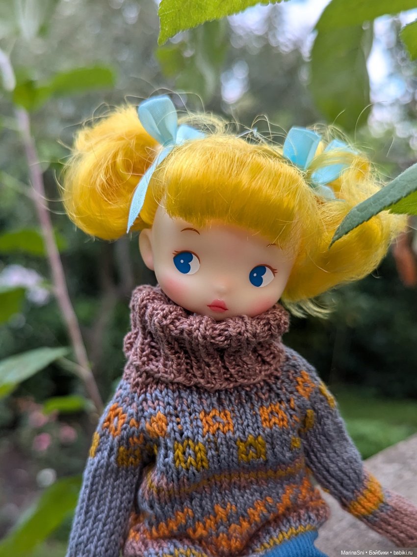 Жёлтые хвостики Hachi — Азиатские виниловые куклы (разное): Китай (фото 6)