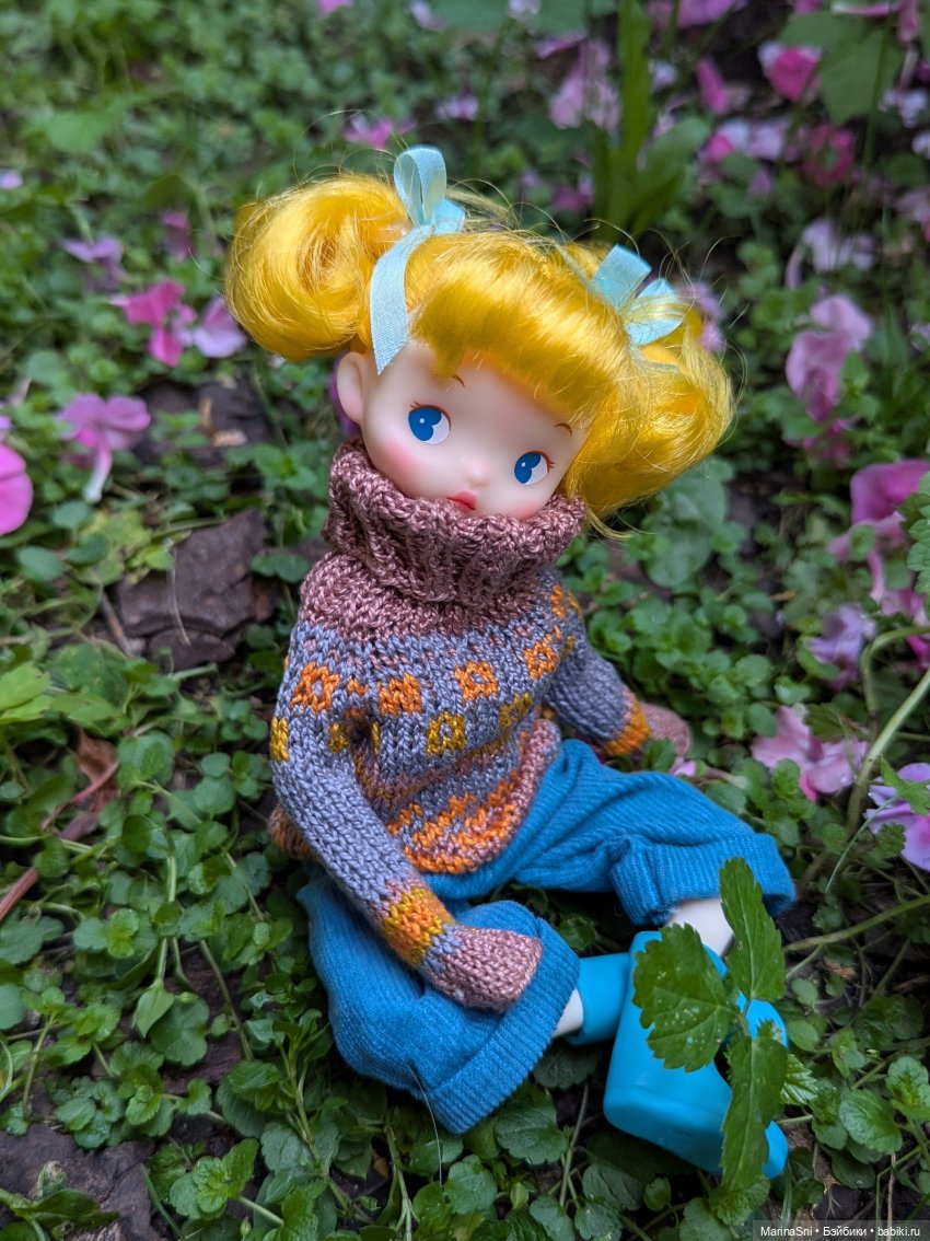 Жёлтые хвостики Hachi — Азиатские виниловые куклы (разное): Китай (фото 3)