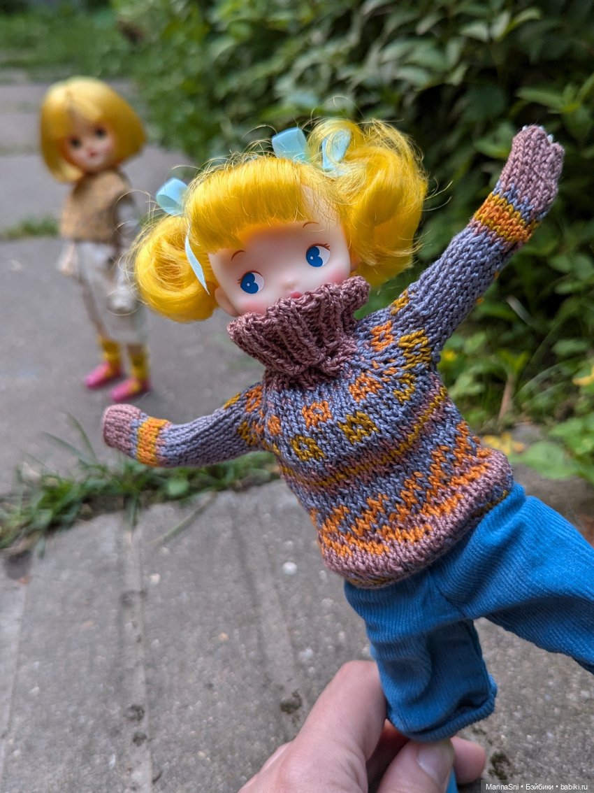 Жёлтые хвостики Hachi — Азиатские виниловые куклы (разное): Китай (фото 7)