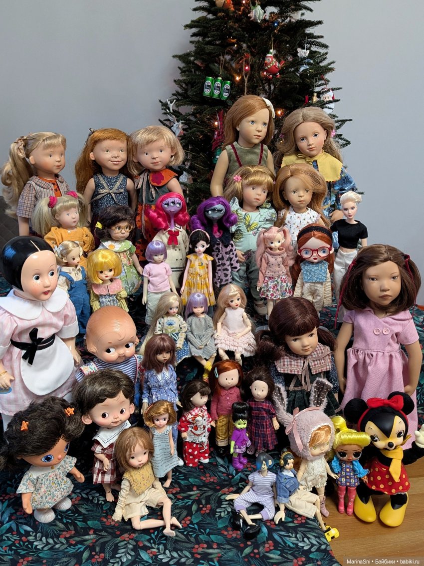 Мои итоги 2024 года — Домашние коллекции кукол: фото собраний