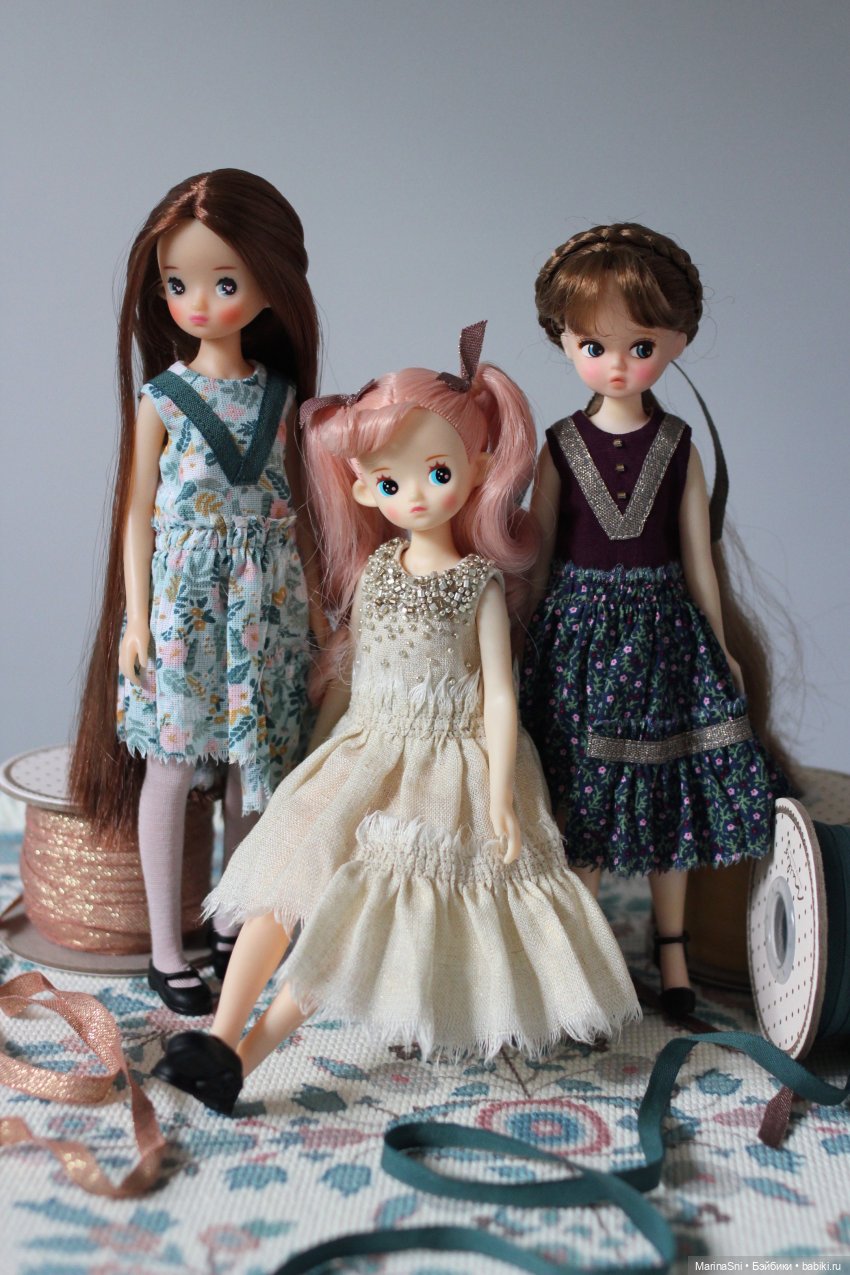 Платья для азиатских кукол (фото 8)