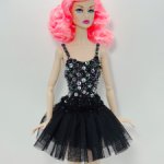 Платье на poppy parker, integrity toys