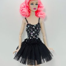 Платье на poppy parker, integrity toys