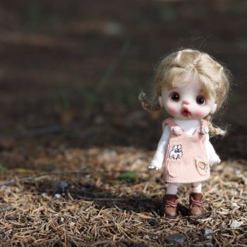В лесу. Кукла obitsu11