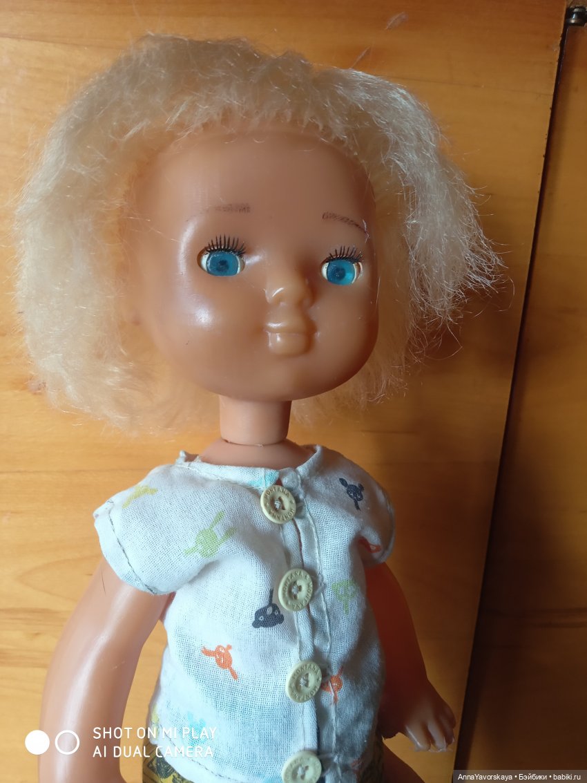 Кукла Надя ДЗИ — Советские винтажные куклы (СССР): Ленигрушка (фото 3)