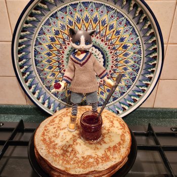 Всё кошке Масленица