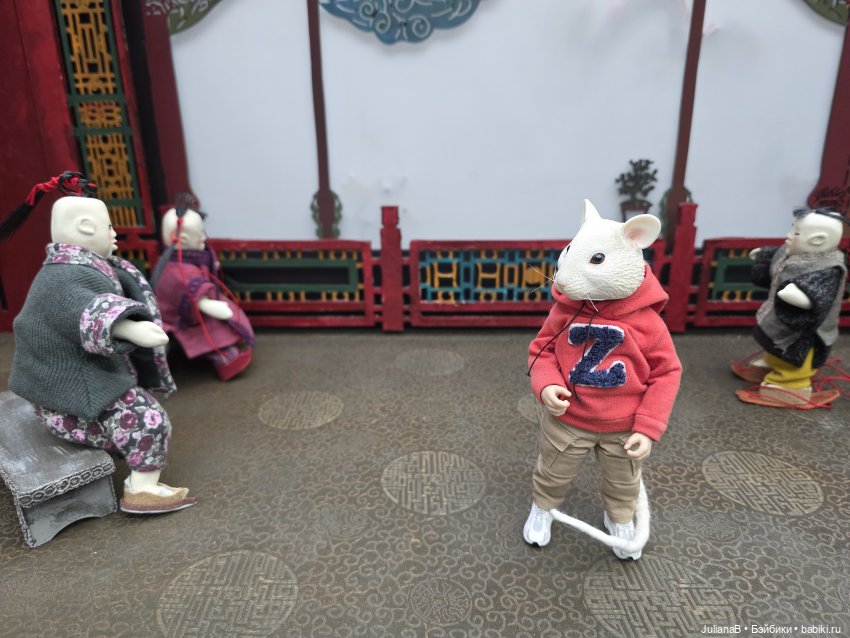 Мышь лабораторная. Выставка кукол (фото 10)