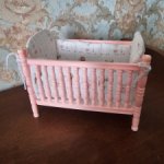 Кроватка для пупсиков barbie