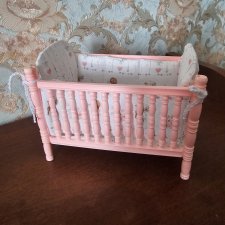 Кроватка для пупсиков barbie