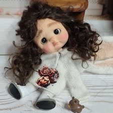 Мамина зайка, кукла ob11