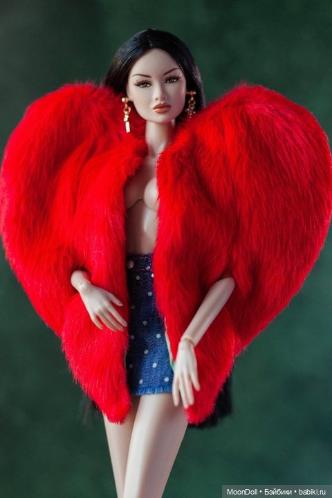 Моя коллекция шуб-сердечек для кукол (фото 4)