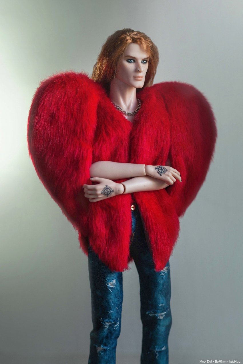 Моя коллекция шуб-сердечек для кукол (фото 6)