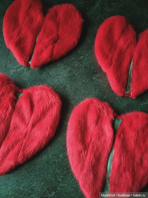 Моя коллекция шуб-сердечек для кукол (фото 3)