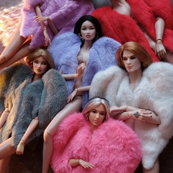 Моя коллекция шуб-сердечек для кукол