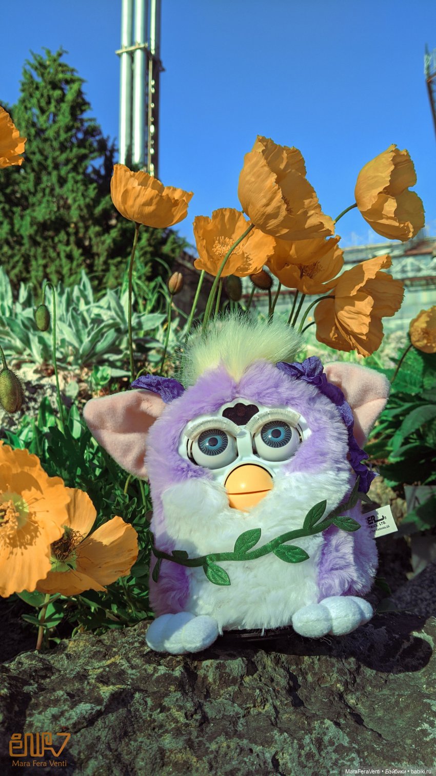 Фёрби Амарантиновая Дилемма в весеннем ботаническом саду (фото 2)